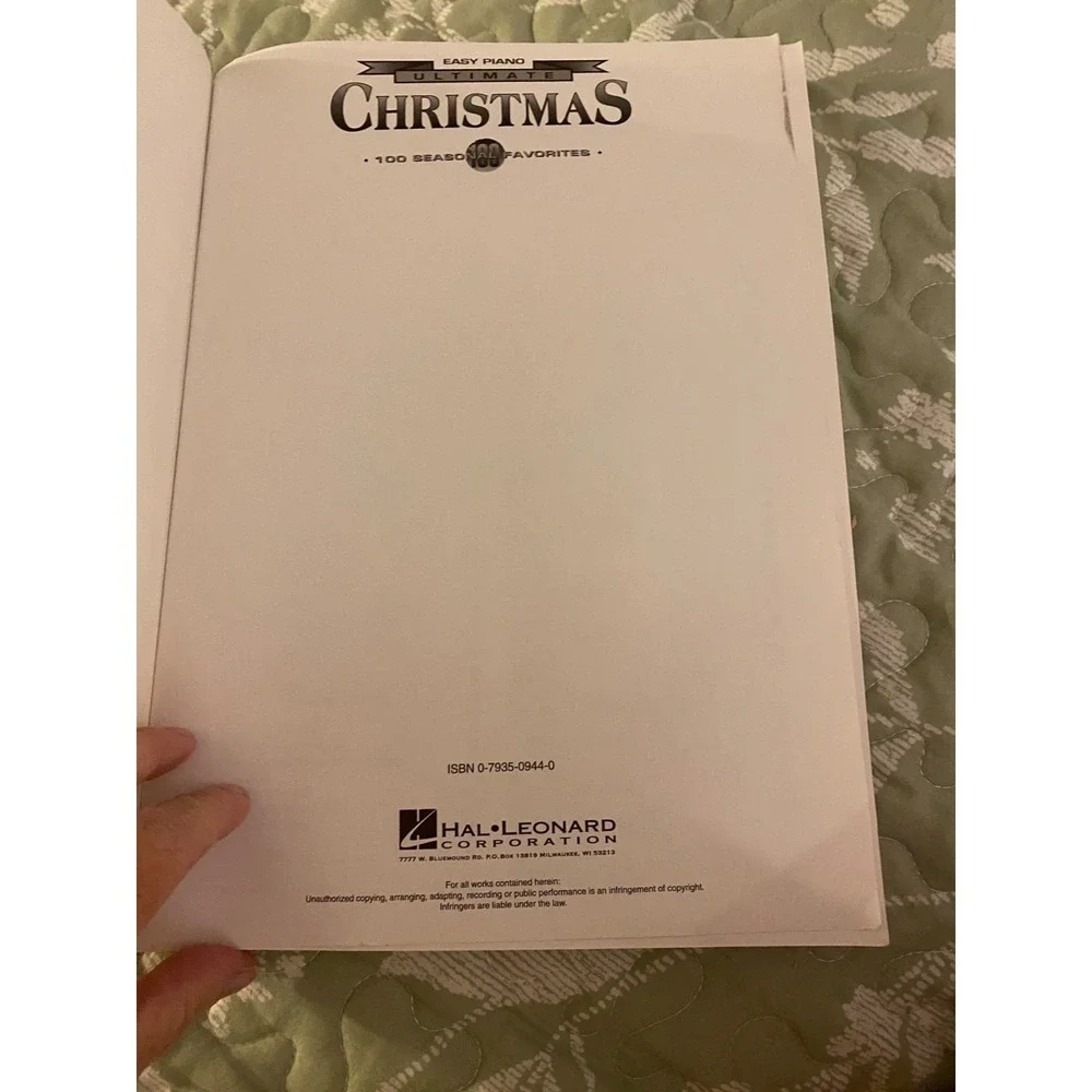 Easy Piano Ultimate Christmas Revised 100 Seasonal Favorites Music Book Holiday